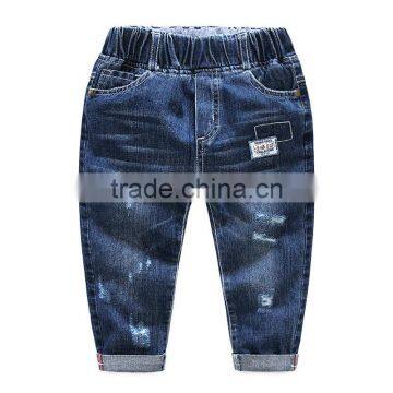 S33455W 2017 Fashion Boys Jeans for Spring Fall Children's Denim Trousers