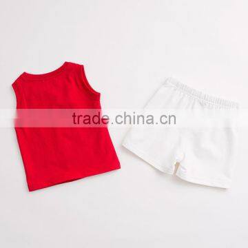 Children Clothing Sets Colourful Printed Summer Cotton Short Sleeve Clothing Sets photo-3