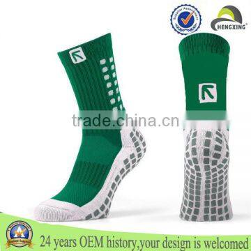 Non-slip crew sports socks/sports sock/bamboo sock