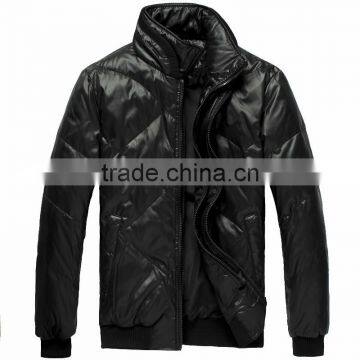 Windproof Stand Collar Winter Park Down Jacket man