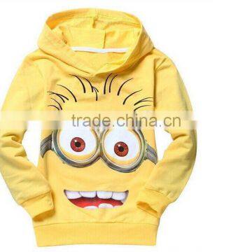 WHOLESALE 2 Color Minion Clothing Child Spring Hoodies Tops & Tee Boys Minnie Hoodies photo-3