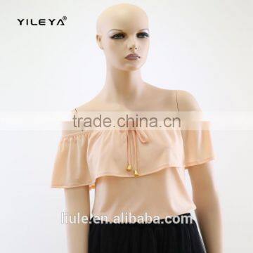 New Attractive Summer Hanging Strip Chiffon Blouse photo-3