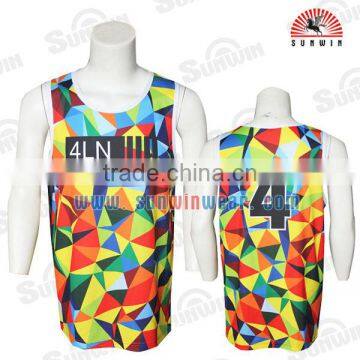 Fashionable custom design cheap plain basketball jerseys for man