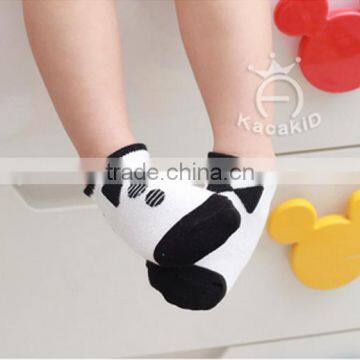 Cute Animal Baby Cotton Socks, Silicone Print Baby Socks photo-4