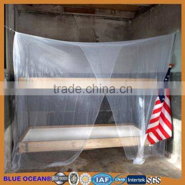 100% polyester treated mosquito net for single bed/double bed