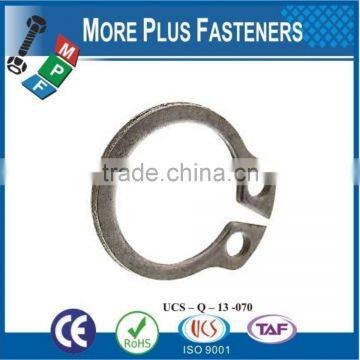 Made in Taiwan Stainless Steel External Circlips Metric Inverted External Circlip Basic External Circlip Metric photo-6