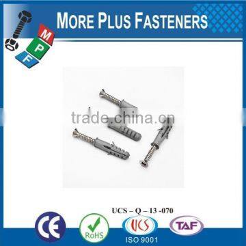 Made in Taiwan Carbon Steel Tapping Screw With Colorful Nylon Anchor photo-6