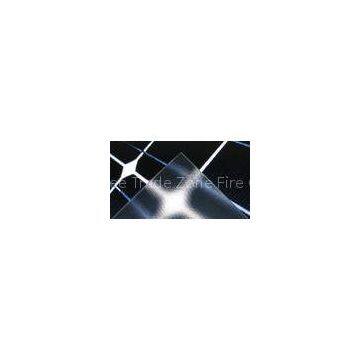 Clear Textured Solar Panel Glass Heat Reflective , Low Iron , Light Transmittance 91%