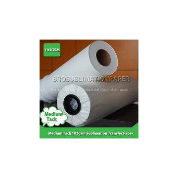 High Quality Fast Dry 105gsm Sublimation Transfer Paper From China