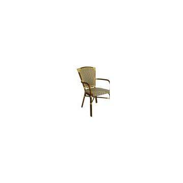 Bamboo Look  PE Rattan Coffee Chair