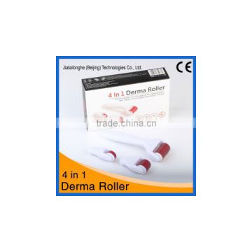 2015 newest cosmetic derma roller skin care wrinkle removal dermaroller 4 in 1