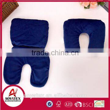 2 in 1 travel U shape microbead neck pillow, hot selling 2 in 1 pillow, easy-carrying 2 in 1 travel pillow