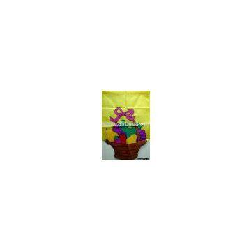 Applique Flag Flower Basket