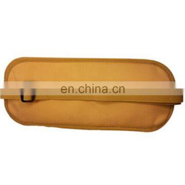 Beige Yellow Printed Rfid Blocking Cotton Hidden Wallet photo-4