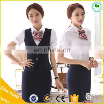 2015 Hot Sale Women Bank Uniform, Ladies Office Bank uniform for Adult