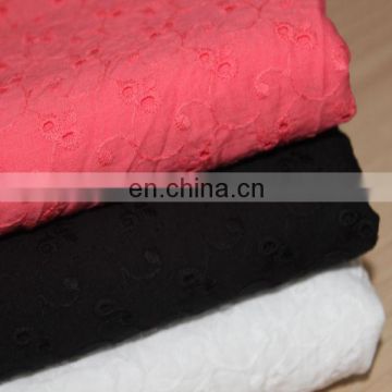 cotton embroidered fabric for garment