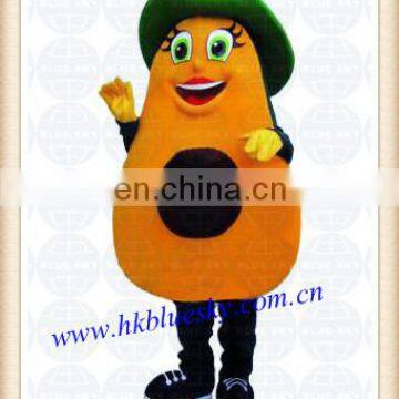 character avocado mascot costume