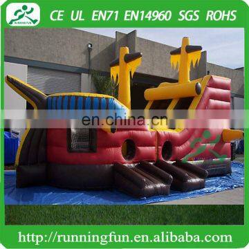 Commercial Grade Inflatable Pirate Ship Bouncer For Kids