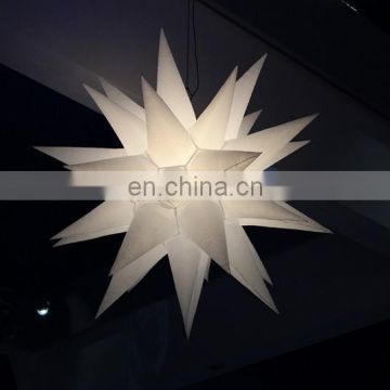 2013 Hot sale decor inflatable stars with led lights