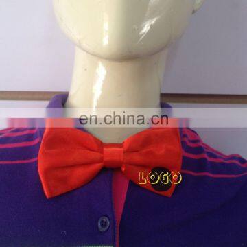 Cheap Red Custom Bow Tie With Adjustable Straps With Custom Logo for Sales Promotion for Event photo-5