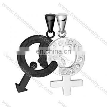 2017 Stainless Steel Christmas Jewellery Pendant for Couple Love photo-6