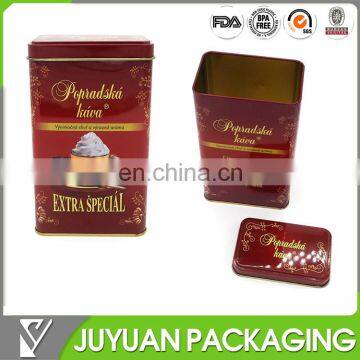 coffee metal tin packaging boxes aluminum coffee tin can