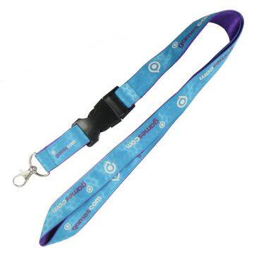 Top Quality Fashion Polyester Custom Logo Double Layer Satin Lanyard Polyester Lanyard With Sublimation Satin Lanyard photo-3