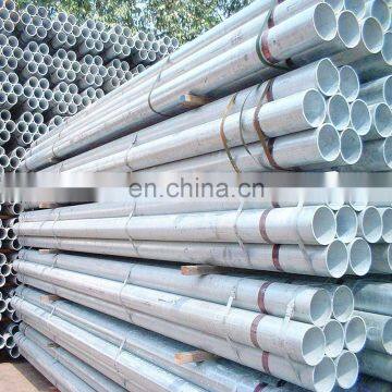 Hot dip galvanized round steel pipe /seamless galvanized steel pipe for construction