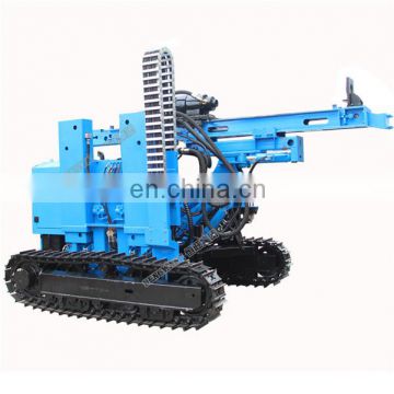 Highway Guardrail Used Hydraulic Drop Hammer Ground Screw Mini Sheet Post Ramming Pile Driver Machine