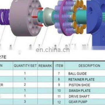 Most Popular PSVD2-17E PSVD2-27E,PSVD2-21,PSVL-54,psvd2-63 Hydraulic Spare Parts,KAYABA photo-4