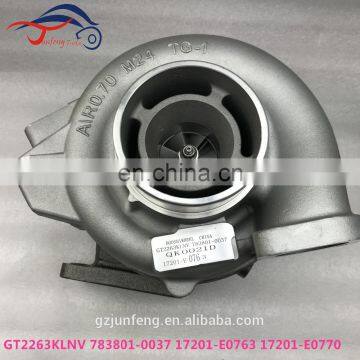 OEM Turbocharger Used for Hino Truck Dutro N04C Engine GT2263KLNV Turbo 17201-E0763 783801-0037 17201-E0770 photo-2