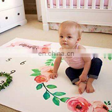 Best Quality Polyester Milestone Blanket Baby Milestone Blanket Milestone Blanket Double Sided