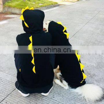 Pet Jacket Hoodie dinosaur Cat Match Owner and Dog Parent-child Dog Pet Clothes