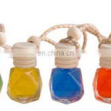 Multi Pockets Promotional Vent Clips Glass Bottle Car Air Freshener 3d photo-3