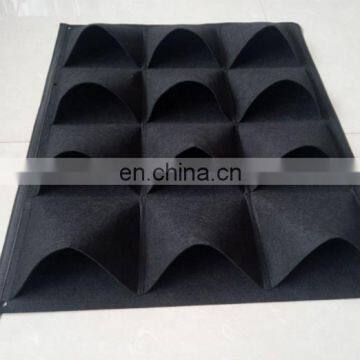 Felt Fabric Handle Vertical Wall Garden Planter Hanging Garden Grow Bags for Flower Vegetable photo-7