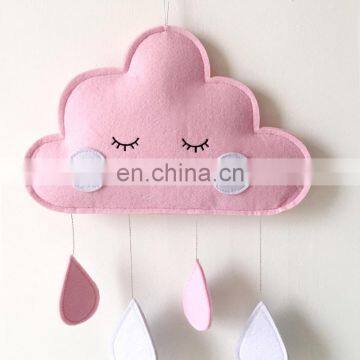 Colorful Felt Cloud Shape Felt Baby Mobile photo-2