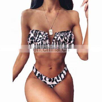 2020 New Arrival Solid Color Swimwear Swimsuit Women Sexy Beach Bikini