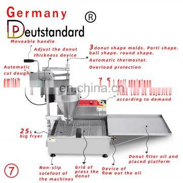 110V 220V Electric Commercial Donut Maker Flower Ring Ball Doughnut Machine photo-5