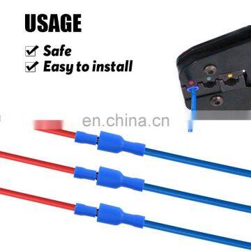 Hampool Good Quality PVC Blue Wire Joiner Automobile Non-shrink Spade Crimp Terminals photo-7