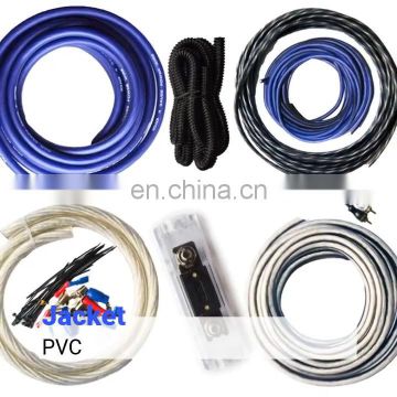 1/0 gauge car audio cable kits for amplifier 0 ga ofc wiring kit