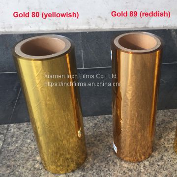 Gold PET Metalized Thermal Lamination film