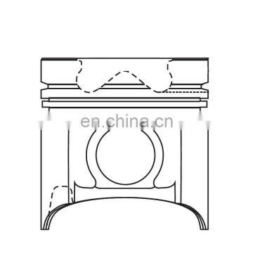 Engine Piston Kit N04C Alfin NO4C Piston 13216E0020 1321178190 1321178170 13216-E0020 13211-78190 13211-78170 photo-2