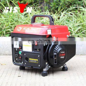 BS950 BISON China Taizhou Home Use Standby 650W Cooper Wire Recoil Start mini electric generator