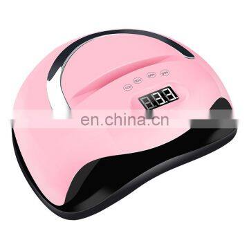 2021 New Arrivals Portable 168W Nail Lamp UV LED Nail Dryer Light for Gel Nail Polish With 4 Timer Setting photo-4