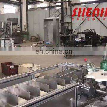 Automatic 100-750 ml bottle box packing machine wine whisky alcohol beer bottle cartoning machine