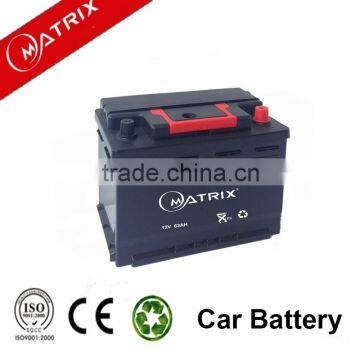 Car batteries high efficient12V 63AH mf lead acid battery