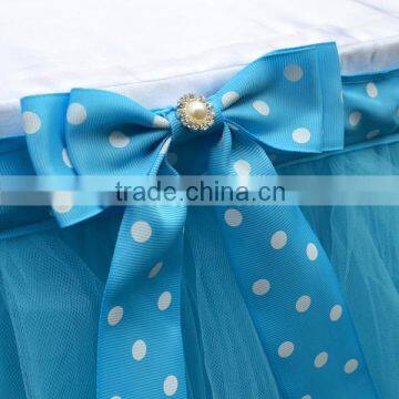Tutu Tulle Princess Wedding Prop Birthday Prom Party Baby Shower Bow Table Skirt SD103