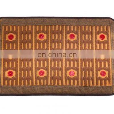 Led Photon Light Mat Germanium Maifan Clay Tourmaline Ceramic Far Infrared Thermal Heating Therapy Stone Mattress Pad photo-4
