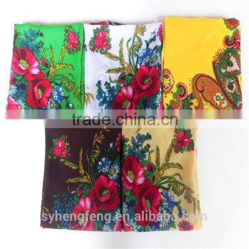 Wholesale printing multi-color attractive women scarf