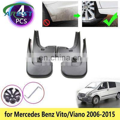 4 PCS for Mercedes Benz V-Class Vito Viano W639 2006~2015 Mudguards Mudflaps Fender Guards Mud Splash Flaps Car Accessories 2011